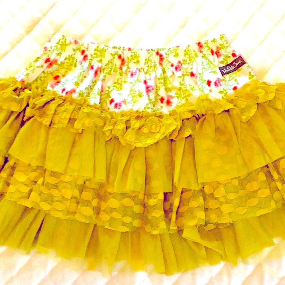 Matilda Jane Serendipity Cotton Candy Tule Tutu Ruffle Skirt - Picture 2 of 7